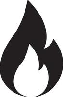 Fire hot icon symbol image vector. Illustration of the danger fire burn image design. EPS 10 vector