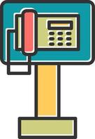 Public Phone vector icon