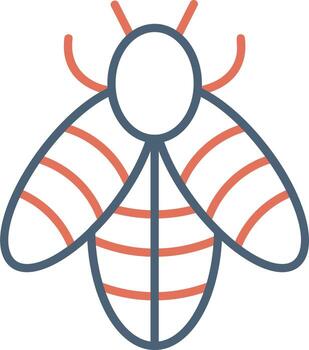 icono de vector de abeja