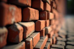 old wall crumbling brickwork illustration photo