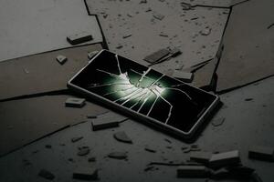 broken glass touch screen,crash black phone touchscreen photo