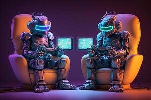 neural network trains robots for new tasks illustration photo