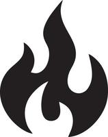 Fire hot icon symbol image vector. Illustration of the danger fire burn image design. EPS 10 vector