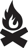 Fire hot icon symbol image vector. Illustration of the danger fire burn image design. EPS 10 vector