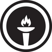 Fire hot icon symbol image vector. Illustration of the danger fire burn image design. EPS 10 vector