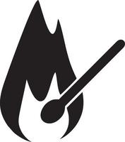 Fire hot icon symbol image vector. Illustration of the danger fire burn image design. EPS 10 vector