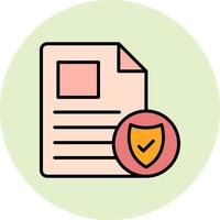 Approved Document vector icon
