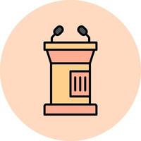 Lectern vector icon