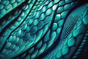 blue skin snake scale background photo