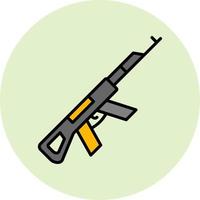 Machine gun vector icon