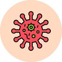 Virus vector icon