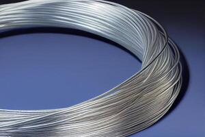 aluminum wire coil illustration photo