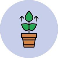 Growth vector icon