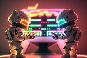 neural network trains robots for new tasks illustration photo