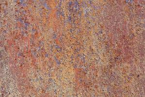 rusty metal and cracked old paint background photo