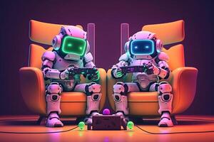 neural network trains robots for new tasks illustration photo