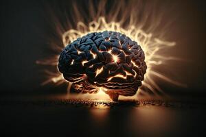 light beam brain receives knowledge photo