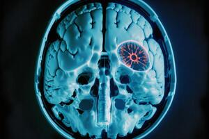 brain scan x-ray after stroke photo