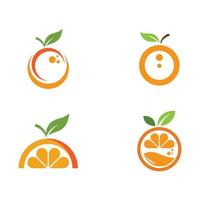 Orange logo design vector