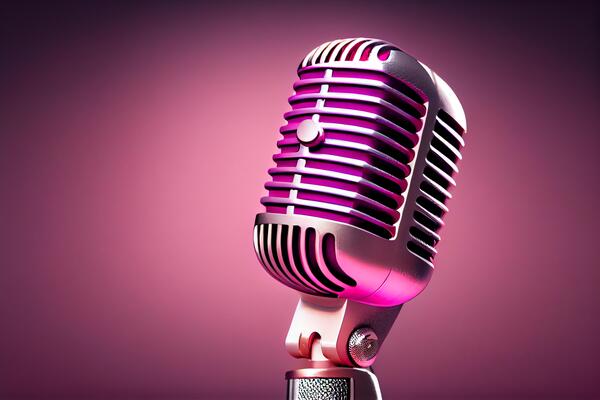 Pink Microphone Stock Photos, Images and Backgrounds for Free Download