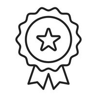 Premium Badge Icon, Medal Icon Vector, Winner Badge, Best Quality, Number One, Monarchy, Sports and Competition Badge, VIP Symbol Retro and Vintage Banner Design vector
