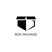 Box package logo design idea vector