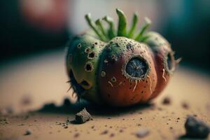 red rotten tomato photo