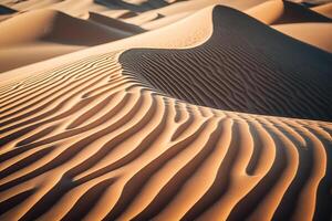 arena duna textura, Desierto antecedentes generativo ai foto