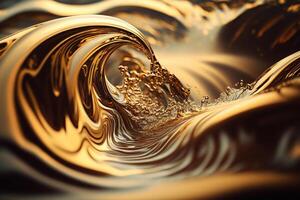 liquid hot gold alloy photo