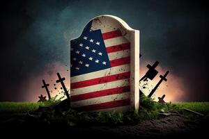 Memorial Day National Holiday illustration. photo