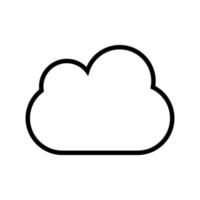 nube vector firmar para web sitios, libros, artículos. eso lata ser usado para sitios, clima pronósticos, artículos, libros, interfaces y varios diseño