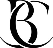 BC luxury logo vector