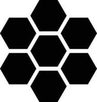 Honey comb icon isolated on white background. Vector art.