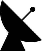 Satellite dish symbol vector, web and computer icon vector