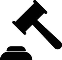 Judge gavel Icon Vector . Hammer icon