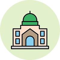 icono de vector de mezquita