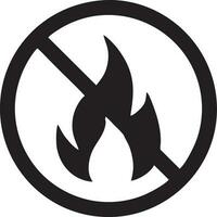 Fire hot icon symbol image vector. Illustration of the danger fire burn image design. EPS 10 vector