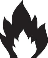 Fire hot icon symbol image vector. Illustration of the danger fire burn image design. EPS 10 vector