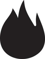 Fire hot icon symbol image vector. Illustration of the danger fire burn image design. EPS 10 vector