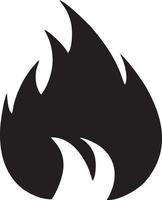 Fire hot icon symbol image vector. Illustration of the danger fire burn image design. EPS 10 vector