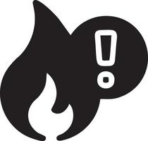 Fire hot icon symbol image vector. Illustration of the danger fire burn image design. EPS 10 vector