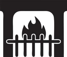 Fire hot icon symbol image vector. Illustration of the danger fire burn image design. EPS 10 vector