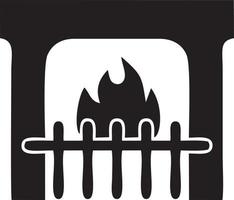 Fire hot icon symbol image vector. Illustration of the danger fire burn image design. EPS 10 vector