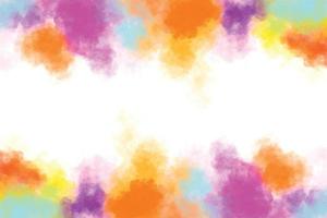 Abstract colorful splash watercolor texture background vector
