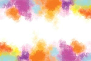 Abstract colorful splash watercolor texture background vector