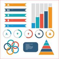 Citizens infographics chart bars design vector