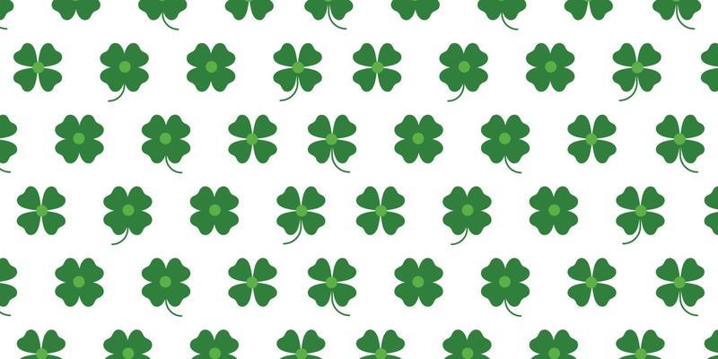 The background of clover flower pattern