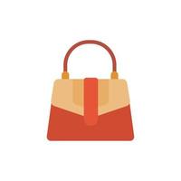 woman handbag flat design vector illustration. Leather handbags. Woman colorful luxury modern hand bag with handle, beautiful clutch and accessory vector
