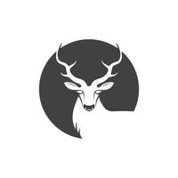 Deer ilustration logo vector icon design