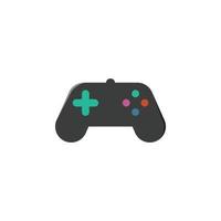 vídeo juego controlador icono vector, palanca de mando símbolo vector